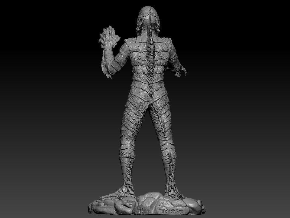 Creature from the Black Lagoon 3D print model_33