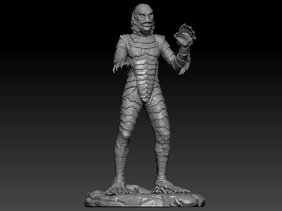 Creature from the Black Lagoon 3D print model_53