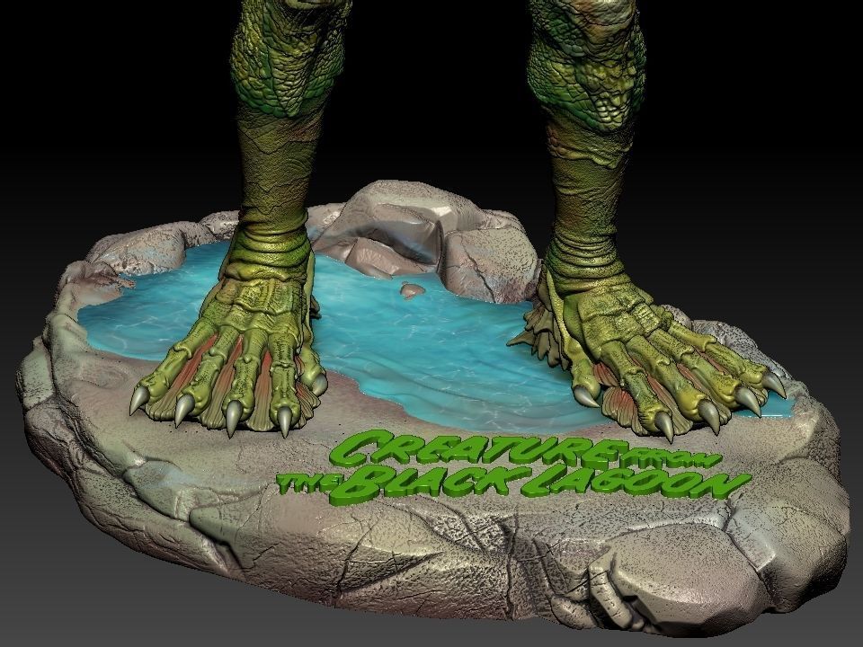 Creature from the Black Lagoon 3D print model_70