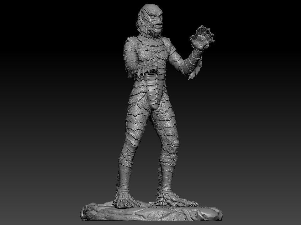 Creature from the Black Lagoon 3D print model_51