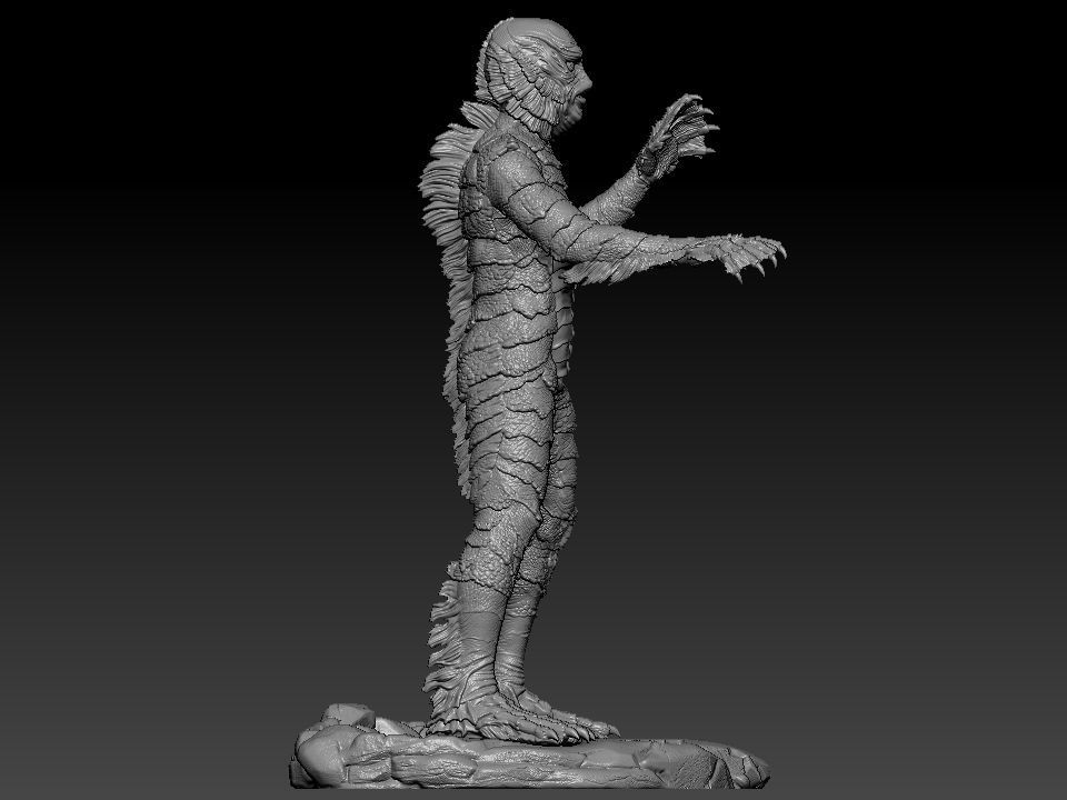 Creature from the Black Lagoon 3D print model_47