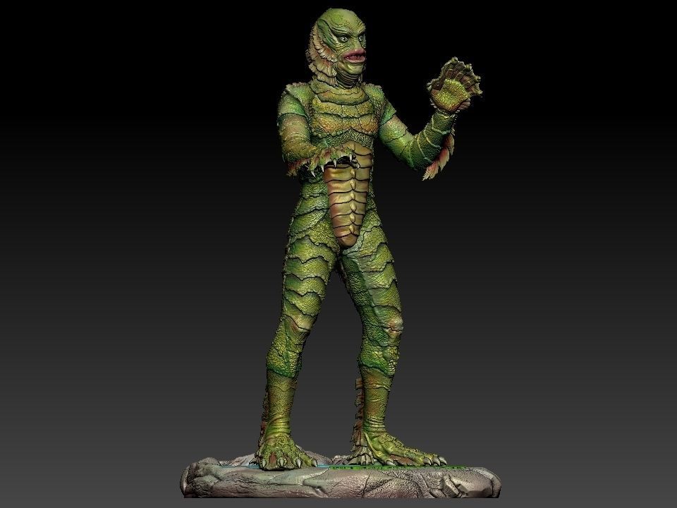 Creature from the Black Lagoon 3D print model_50