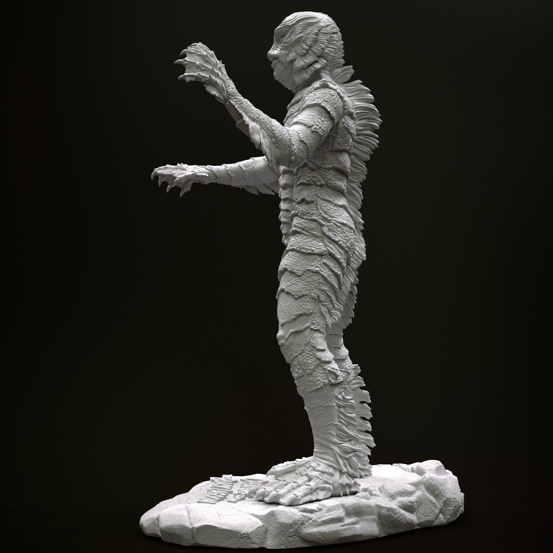 Creature from the Black Lagoon 3D print model_10