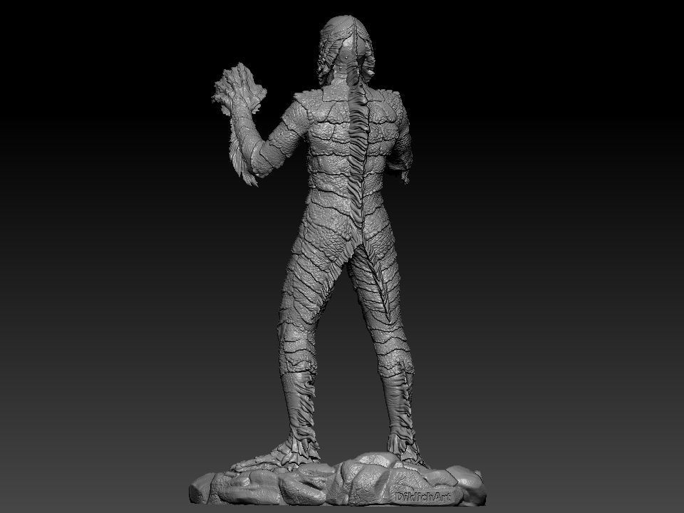 Creature from the Black Lagoon 3D print model_31
