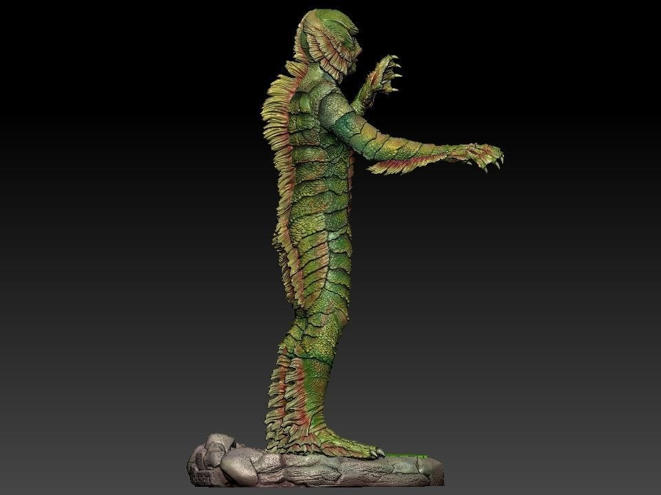 Creature from the Black Lagoon 3D print model_44