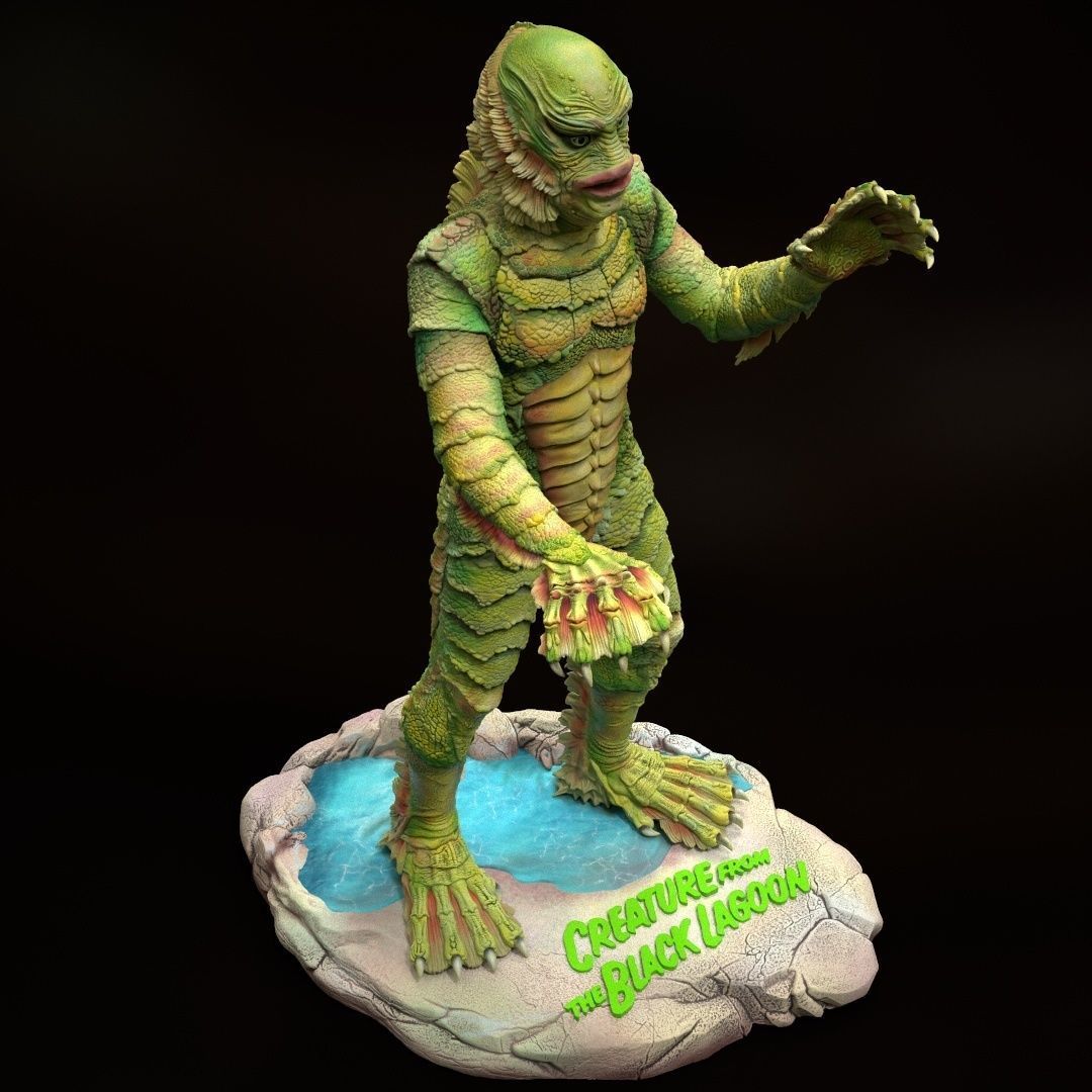 Creature from the Black Lagoon 3D print model_13
