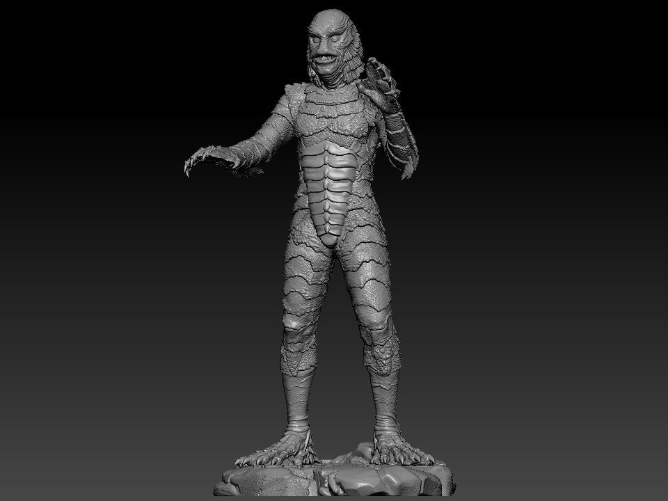 Creature from the Black Lagoon 3D print model_17