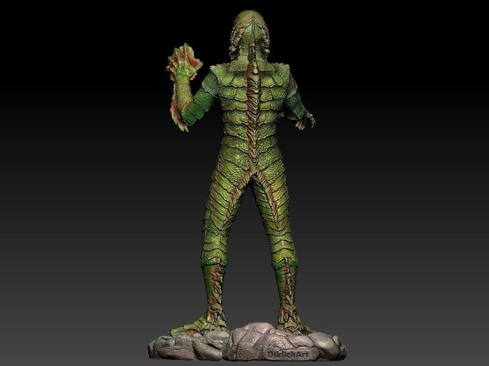 Creature from the Black Lagoon 3D print model_32