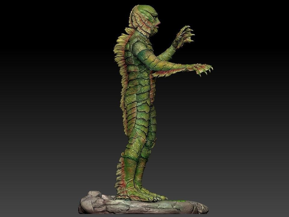 Creature from the Black Lagoon 3D print model_46