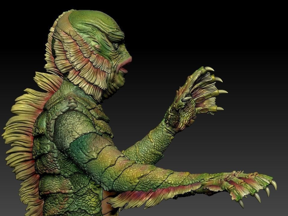 Creature from the Black Lagoon 3D print model_36
