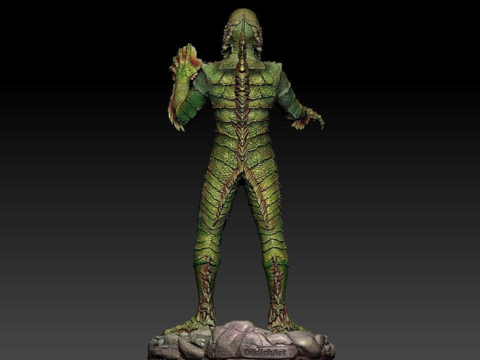 Creature from the Black Lagoon 3D print model_34