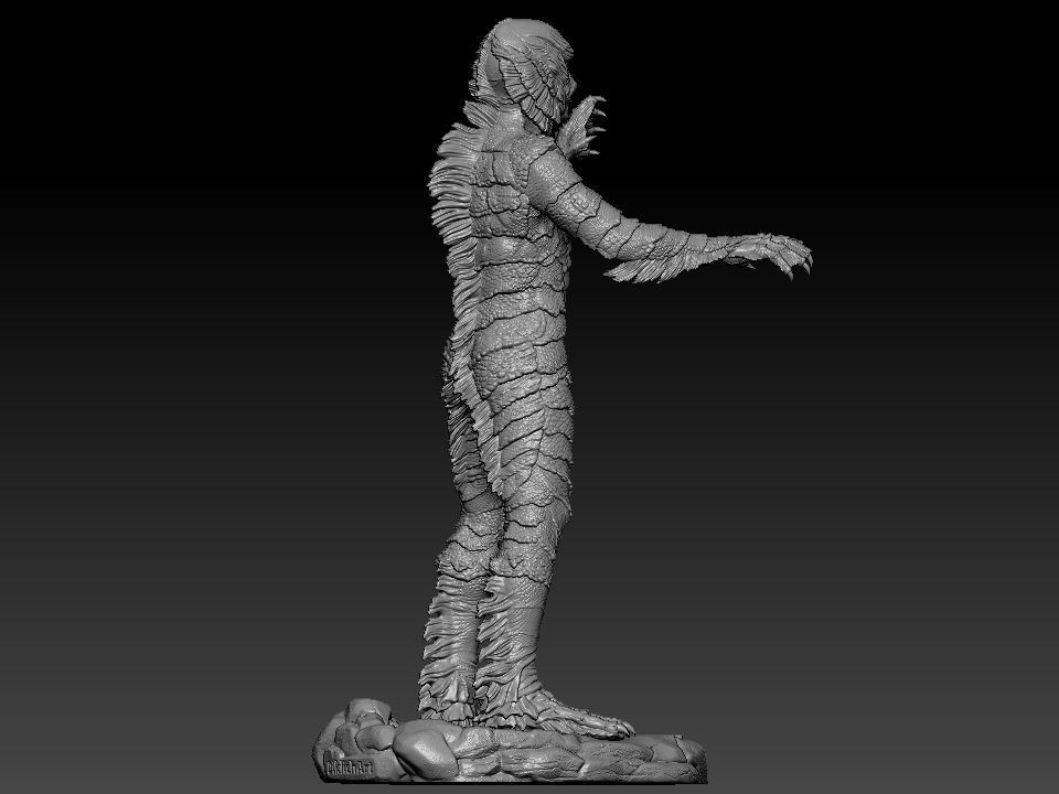 Creature from the Black Lagoon 3D print model_43