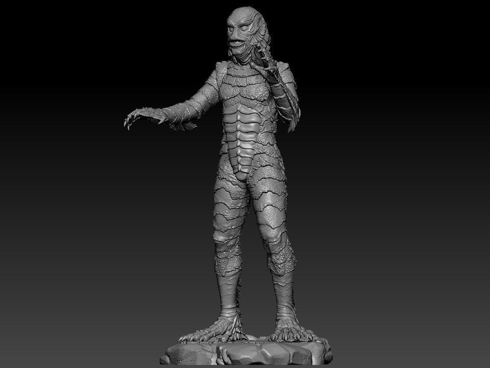 Creature from the Black Lagoon 3D print model_19