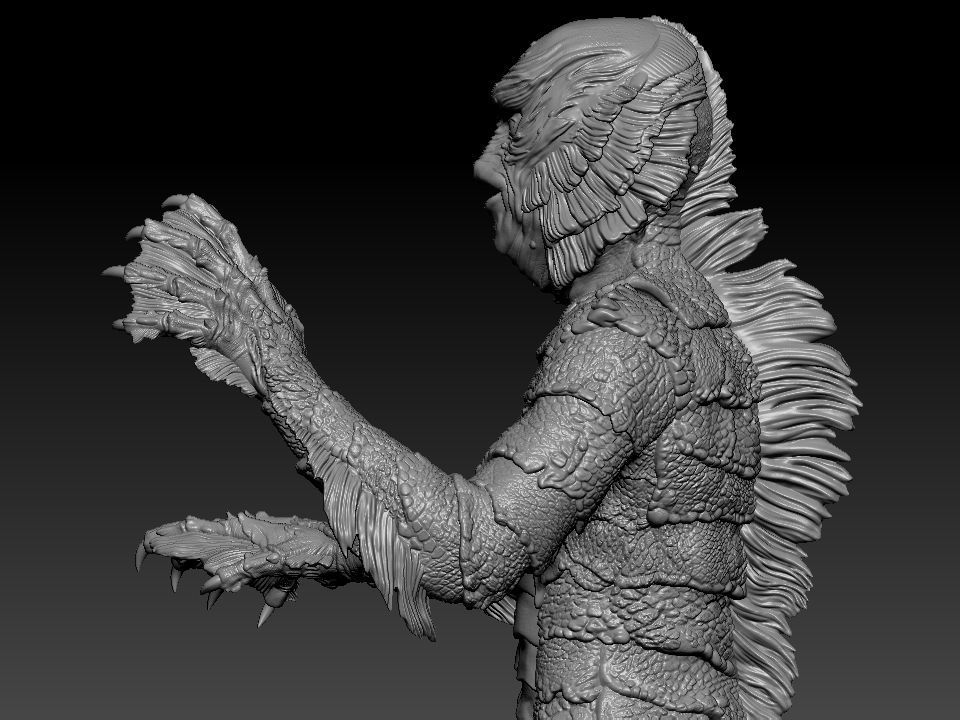 Creature from the Black Lagoon 3D print model_67