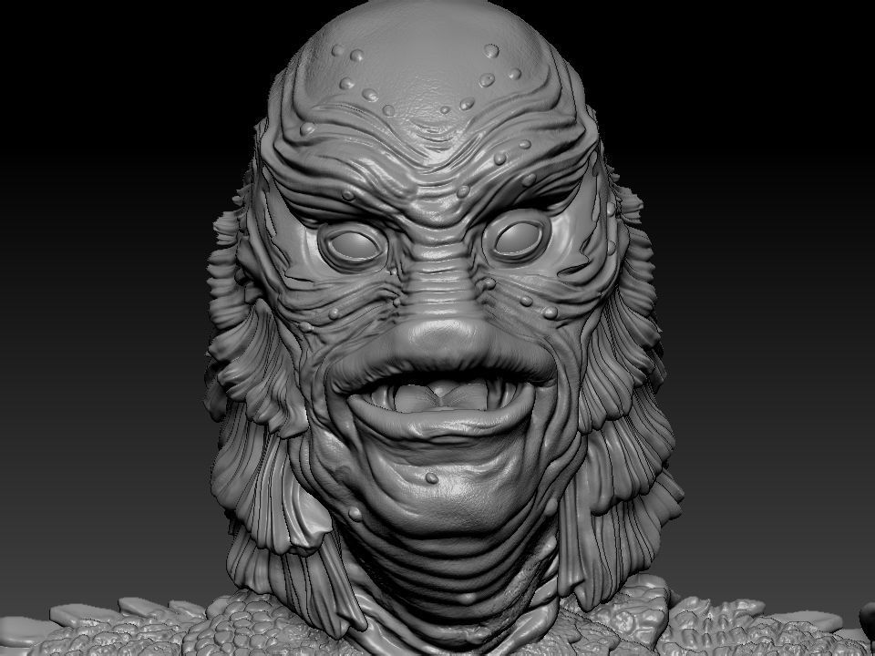 Creature from the Black Lagoon 3D print model_61