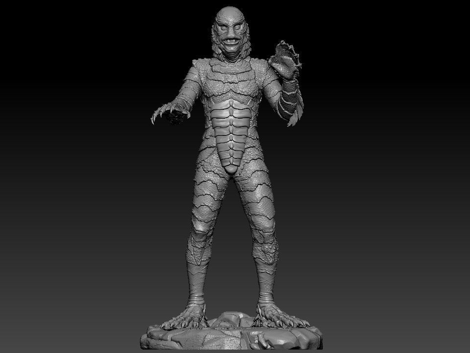 Creature from the Black Lagoon 3D print model_15