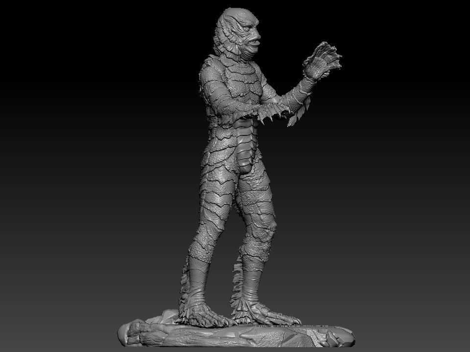 Creature from the Black Lagoon 3D print model_49