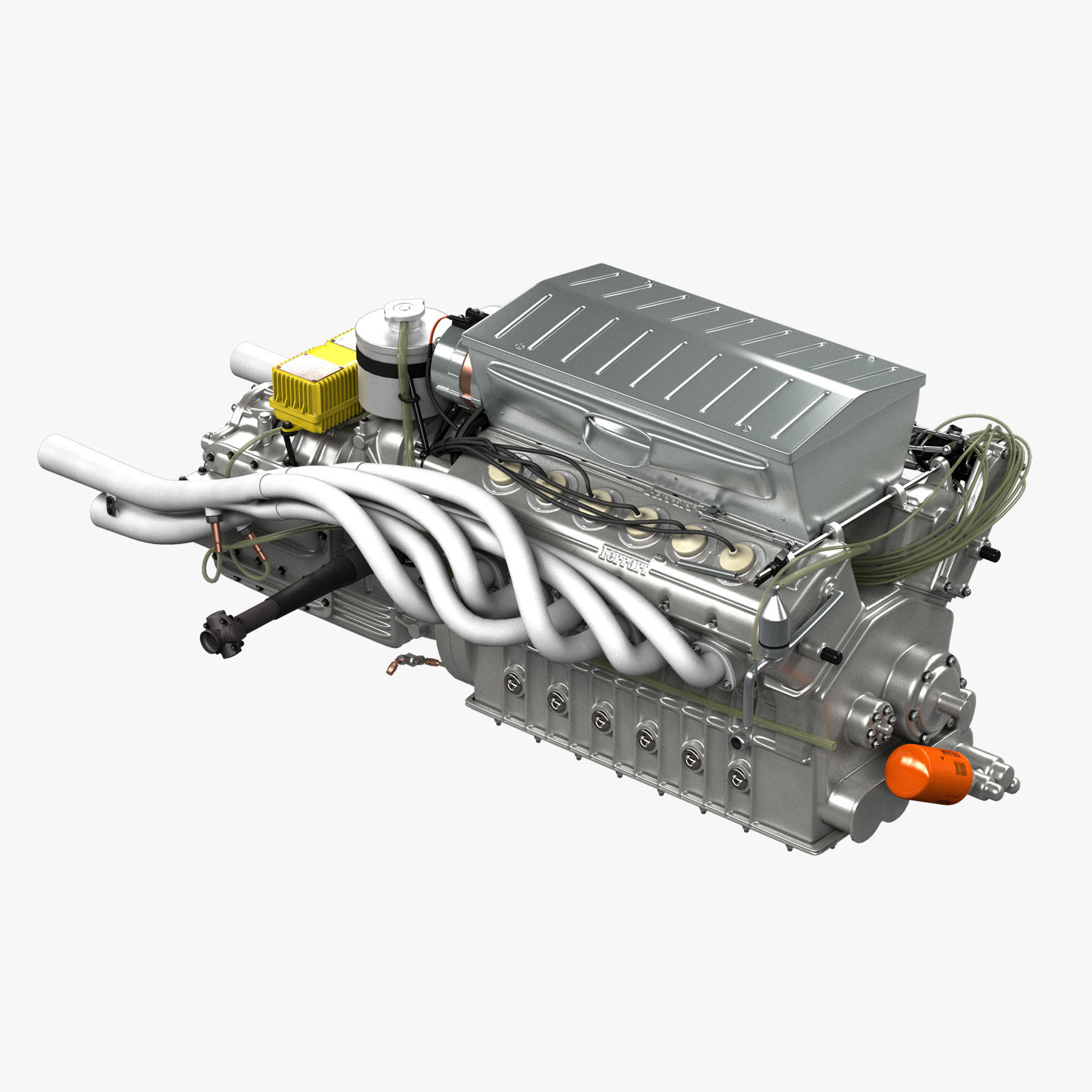 Ferrari Classic Engine Pack - 3D Printable Pack Bundle 3D Model Collection_23