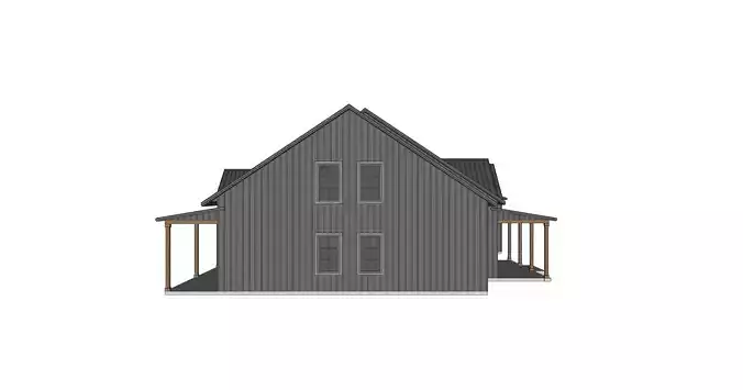 Barndominium House 077 -Archimple LLC