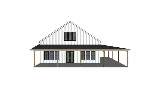 Barndominium House 076 -Archimple LLC