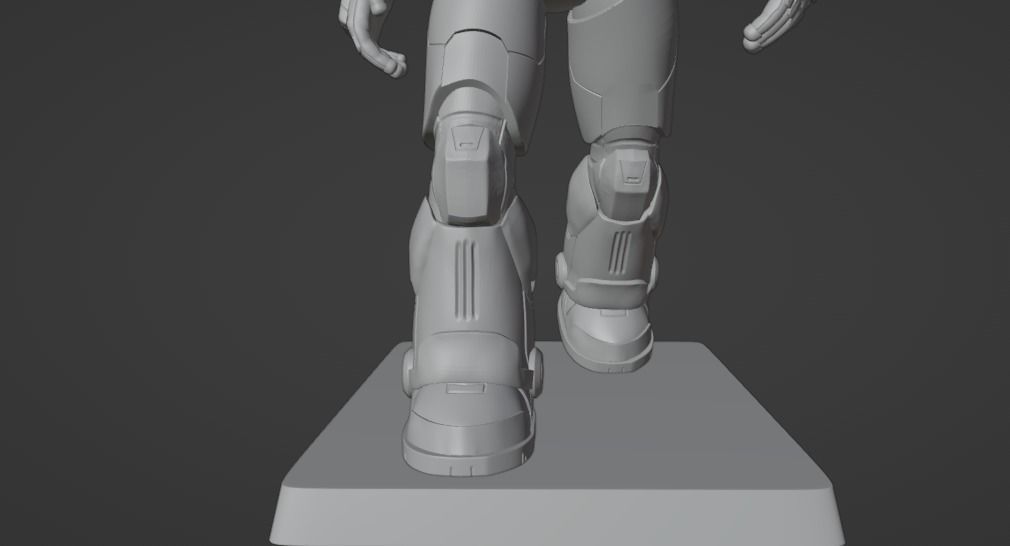 Buzz Lightyear Statue 3dprint 3D print model_8
