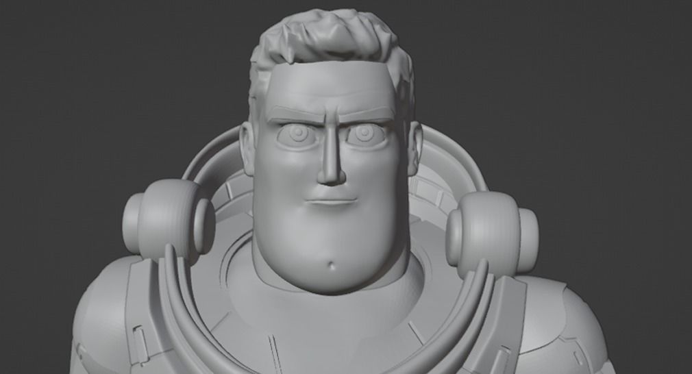 Buzz Lightyear Statue 3dprint 3D print model_5