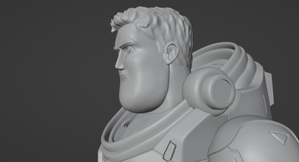 Buzz Lightyear Statue 3dprint 3D print model_6
