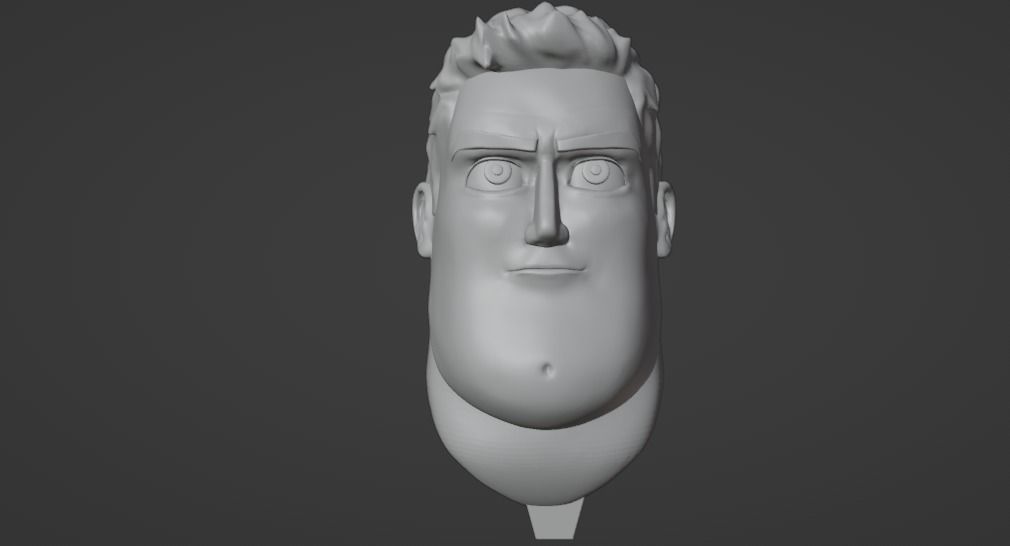 Buzz Lightyear Statue 3dprint 3D print model_9