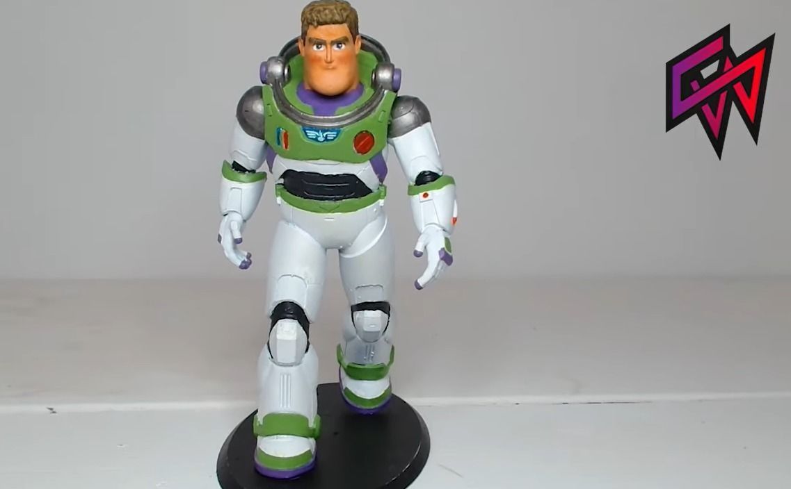 Buzz Lightyear Statue 3dprint 3D print model_3
