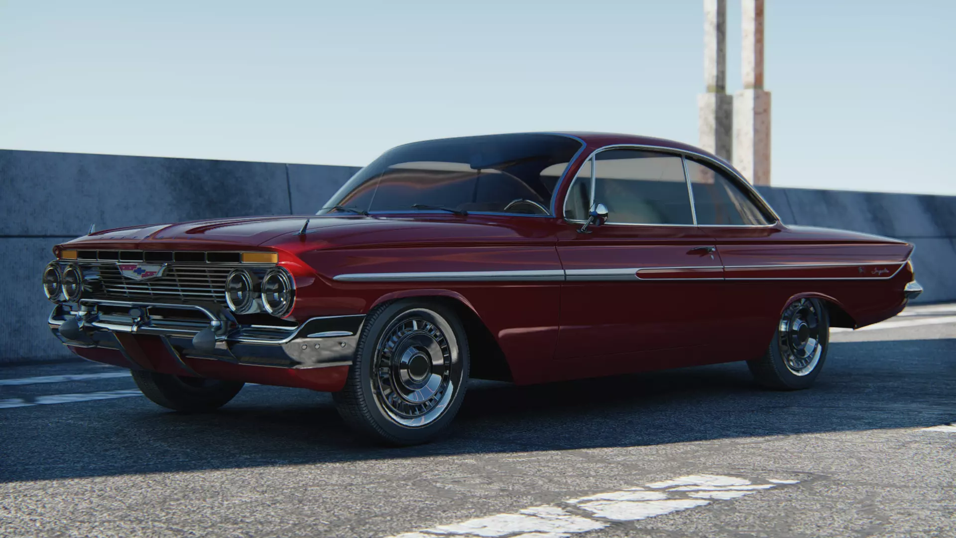 Chevrolet Impala 1961 3D model 3D model