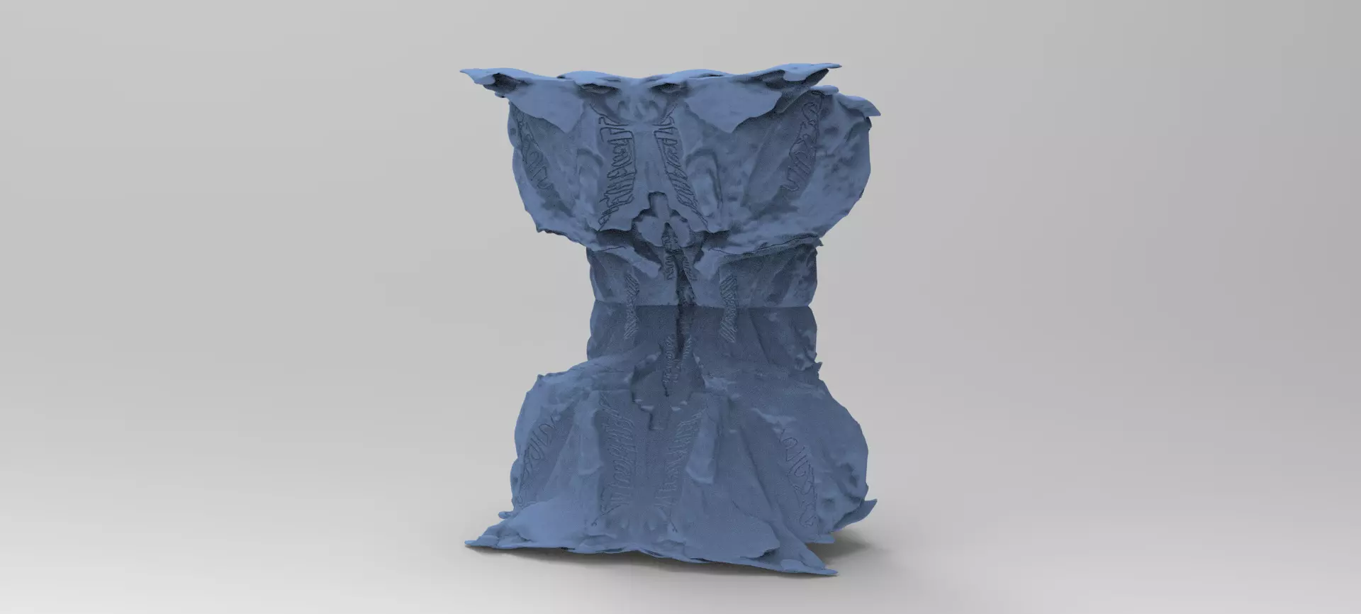 Alien Mothership crystals 3D model_0