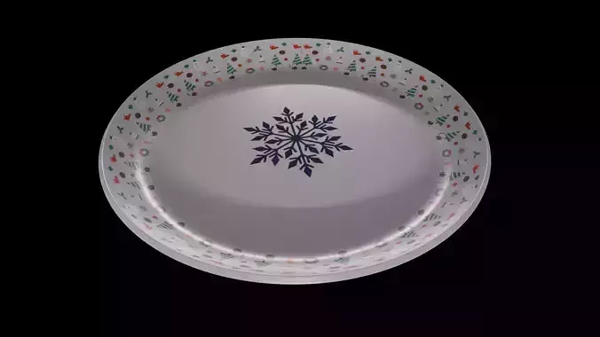 Festive accessories-Festive Serving Tray-PBR