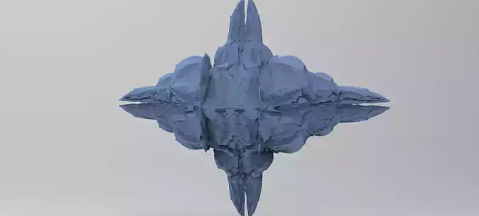 Alien Mothership rock shard array 1