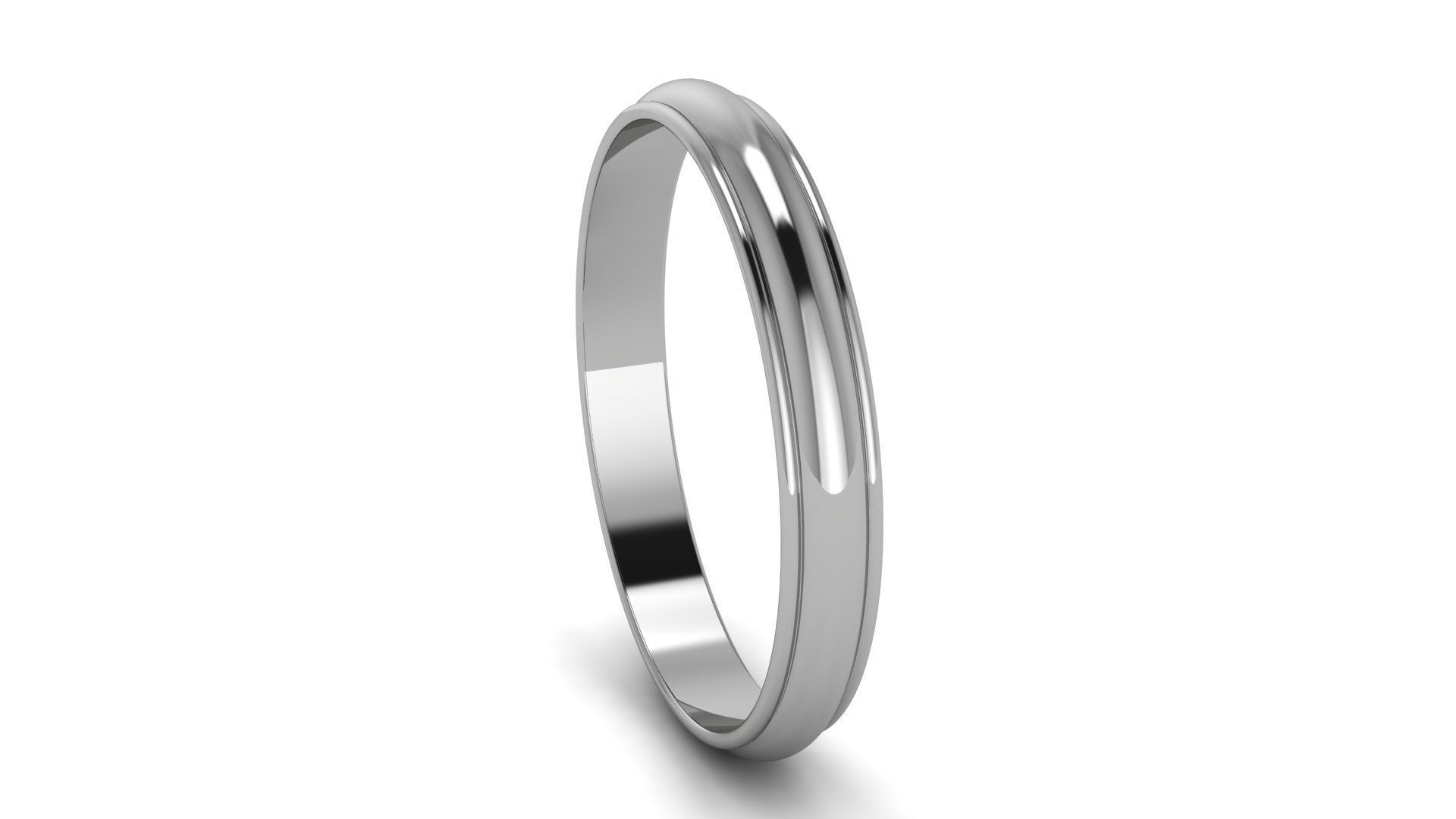 Half-Round Edge Wedding Band US SIZES Collection _7