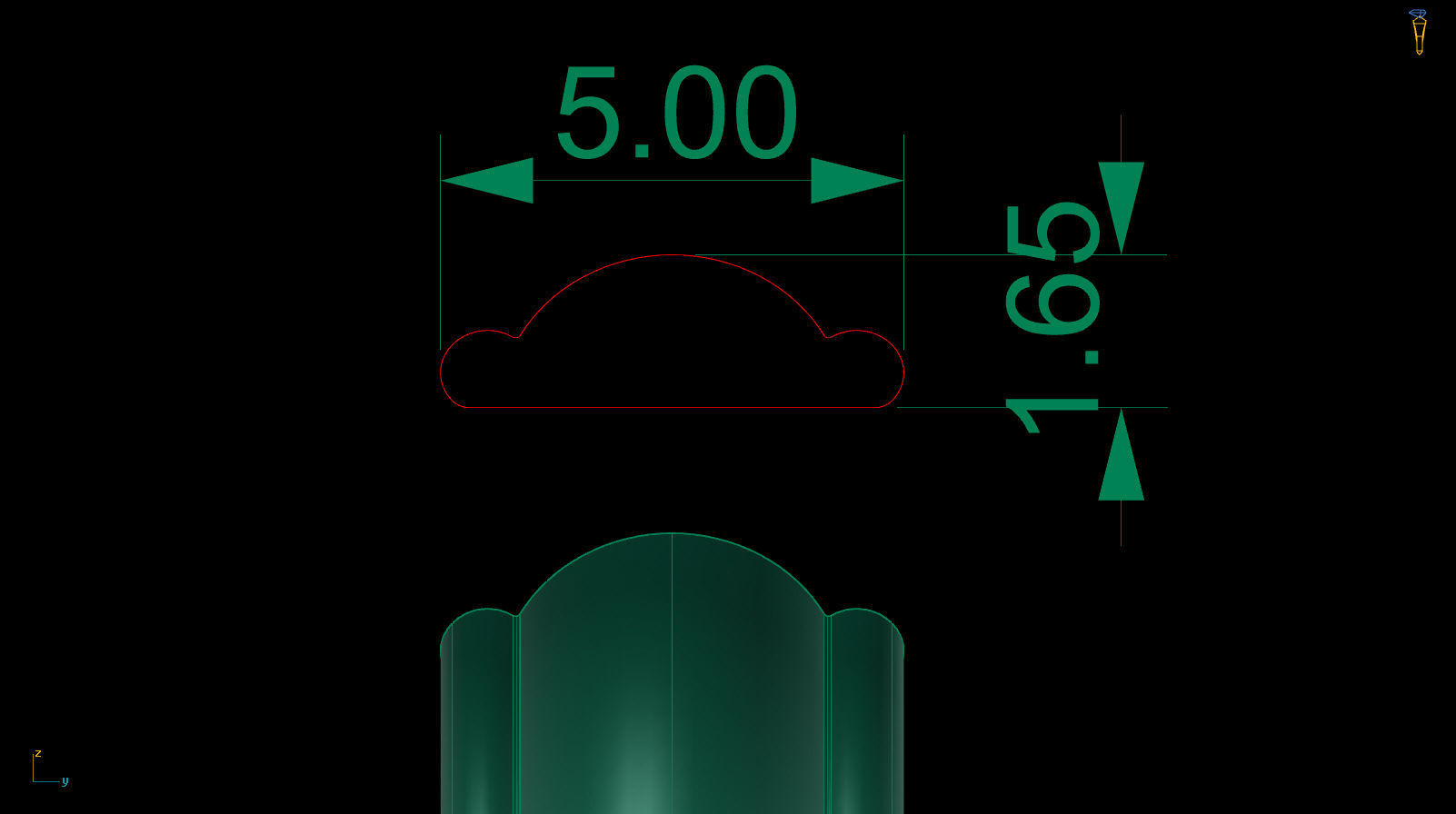 Half-Round Edge Wedding Band US SIZES Collection _46