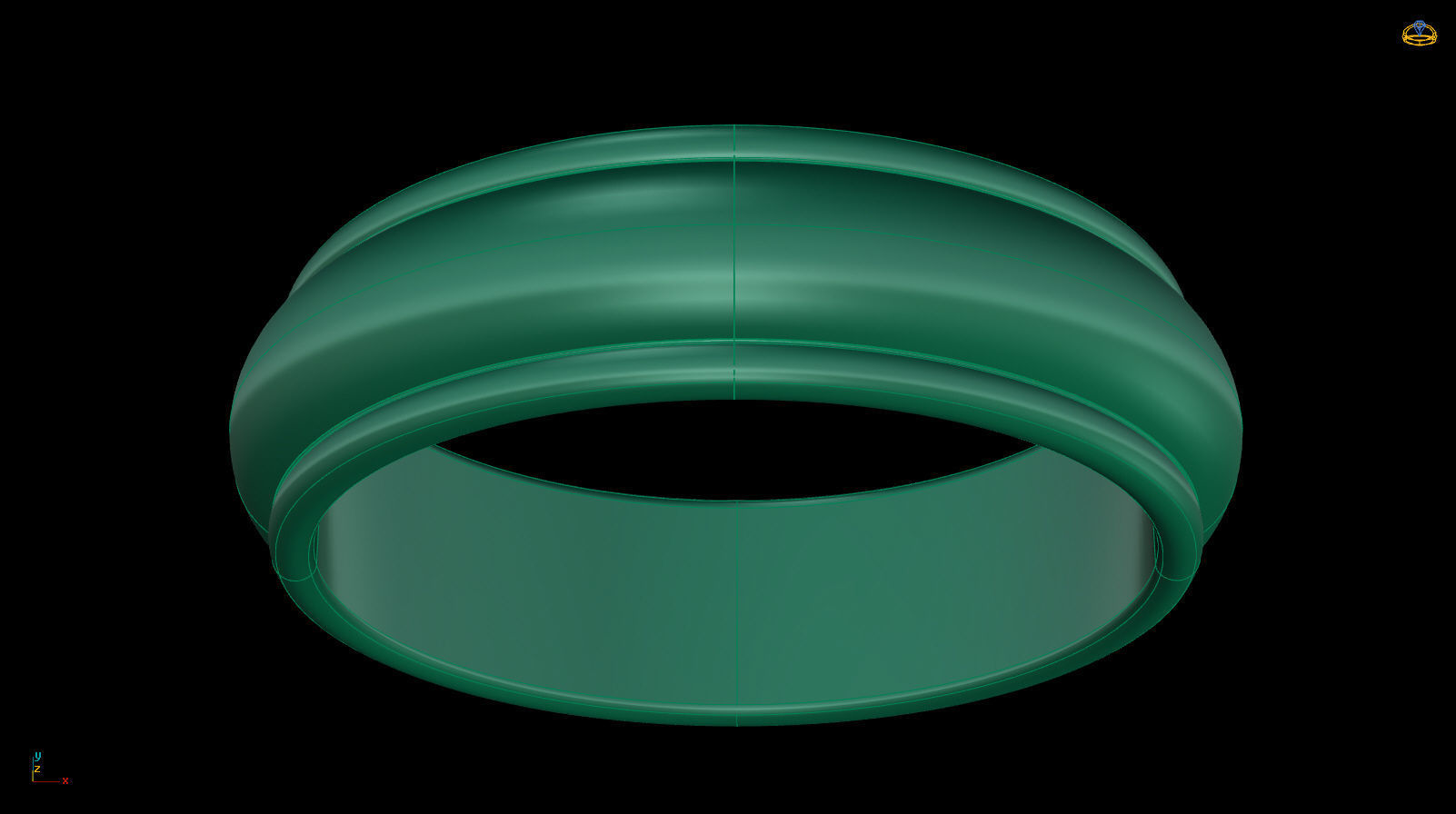 Half-Round Edge Wedding Band US SIZES Collection _68