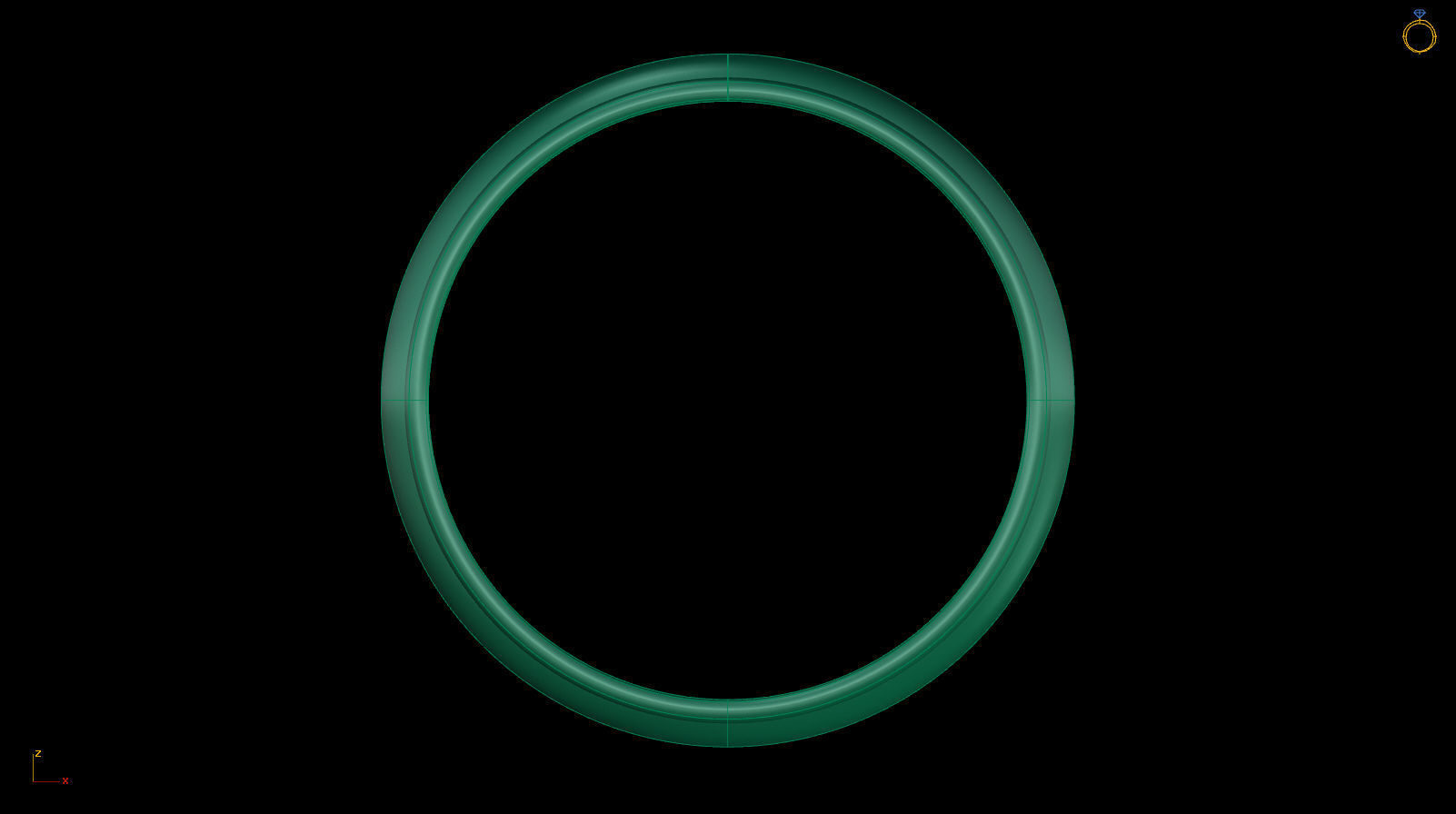 Half-Round Edge Wedding Band US SIZES Collection _34