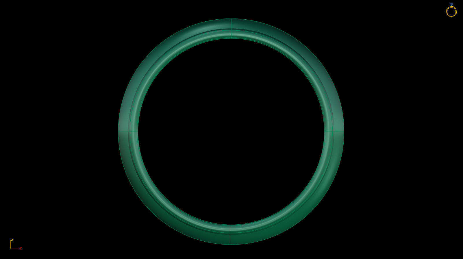 Half-Round Edge Wedding Band US SIZES Collection _64