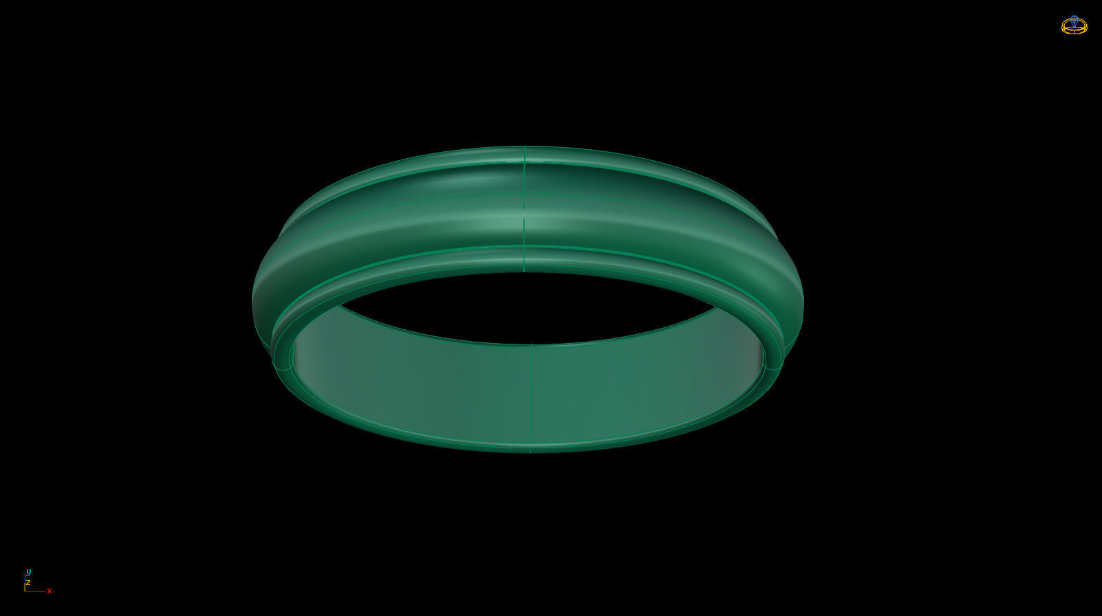 Half-Round Edge Wedding Band US SIZES Collection _54