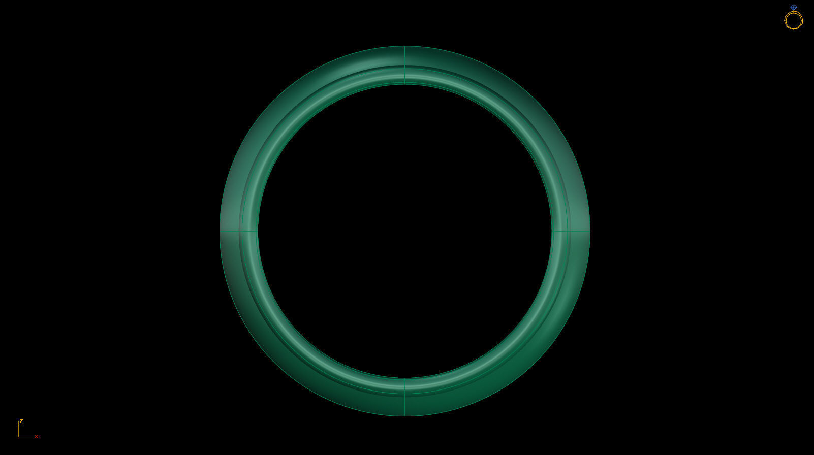 Half-Round Edge Wedding Band US SIZES Collection _102