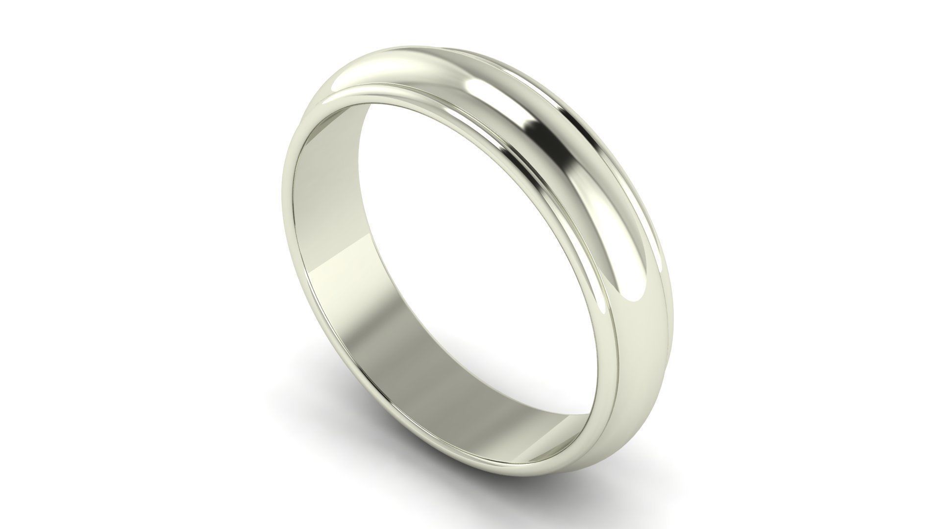 Half-Round Edge Wedding Band US SIZES Collection _48