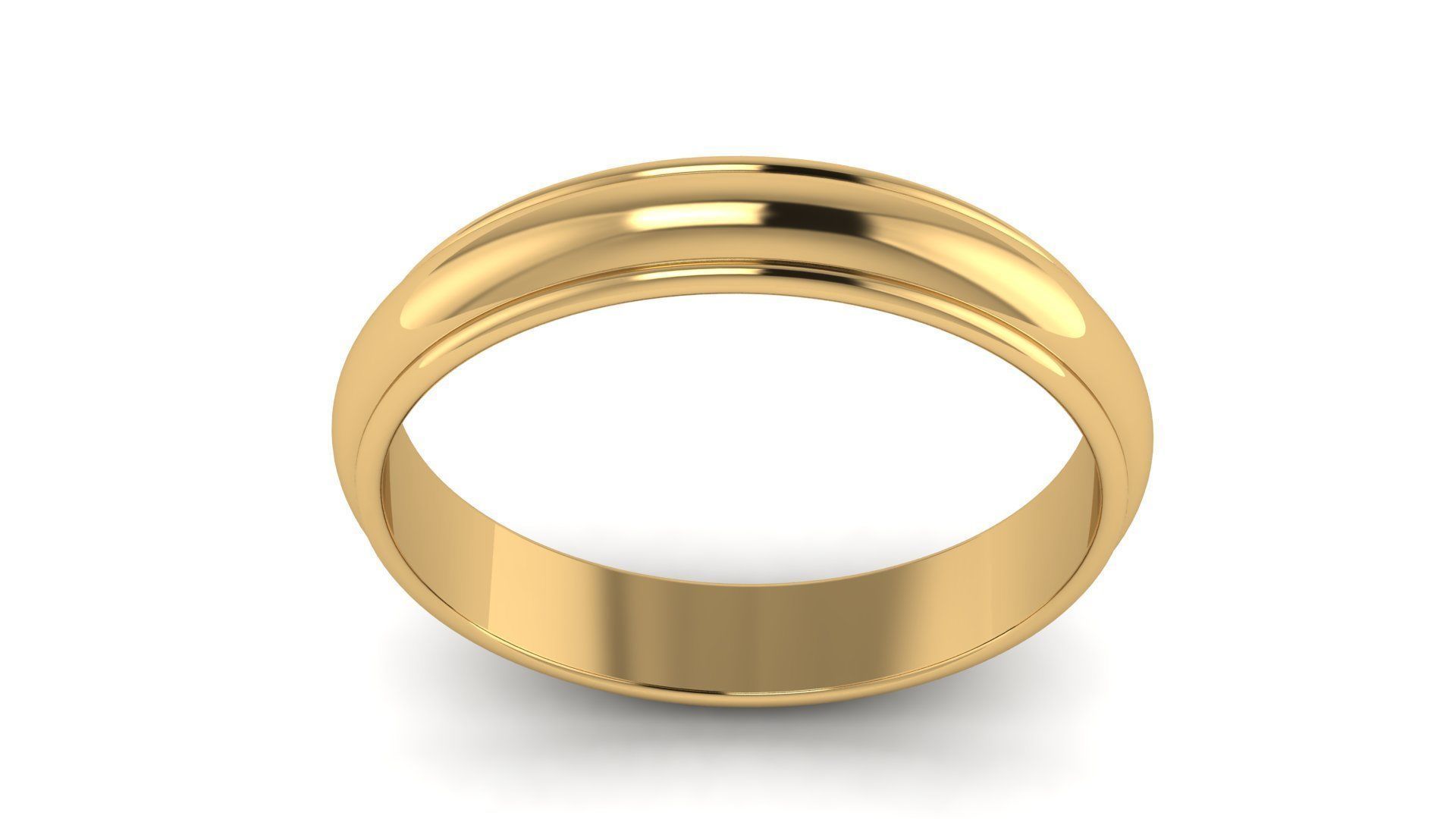 Half-Round Edge Wedding Band US SIZES Collection _31