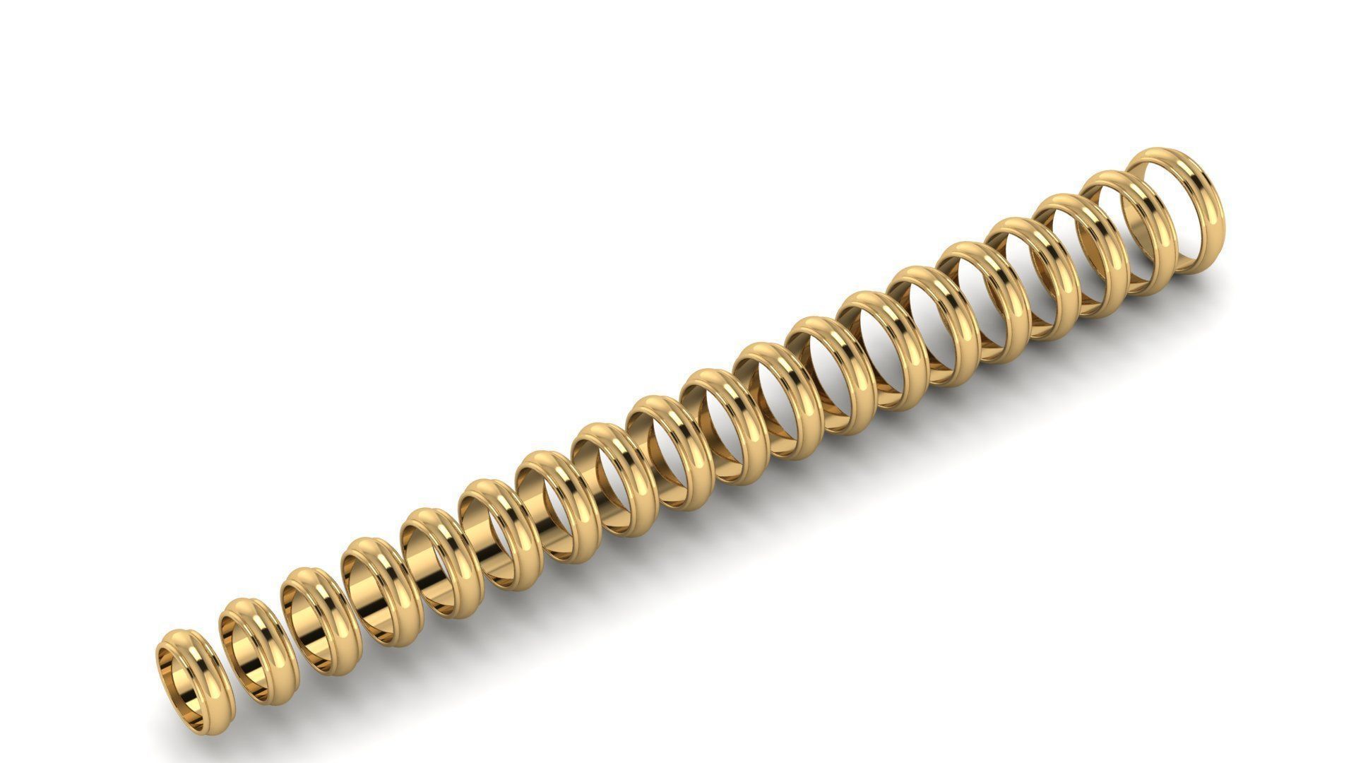 Half-Round Edge Wedding Band US SIZES Collection _63