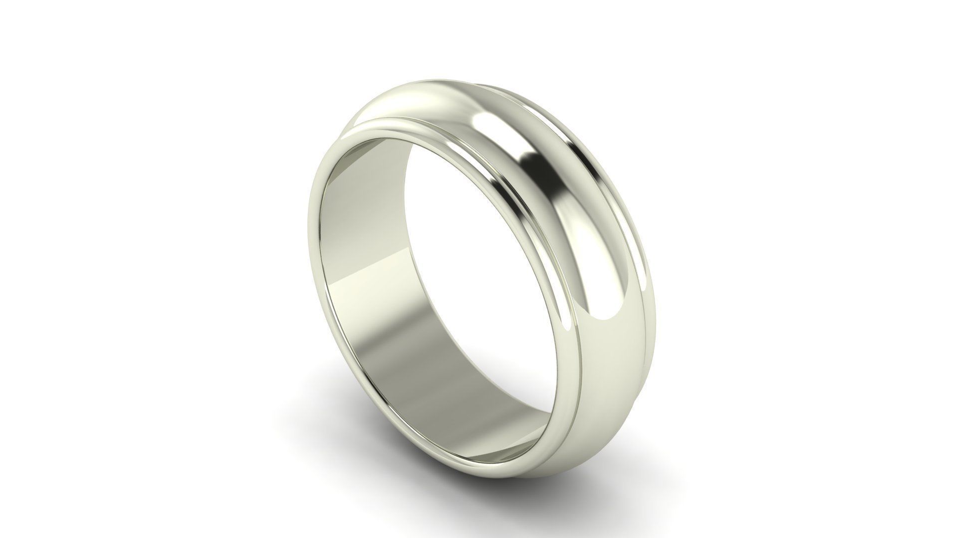 Half-Round Edge Wedding Band US SIZES Collection _78