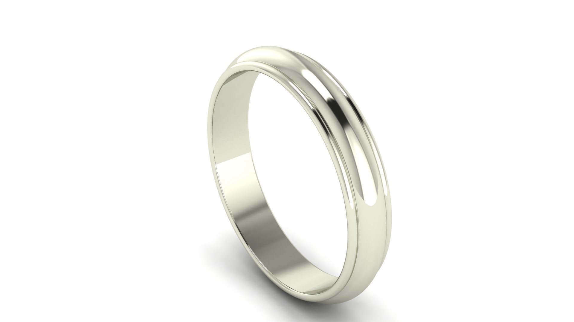 Half-Round Edge Wedding Band US SIZES Collection _29