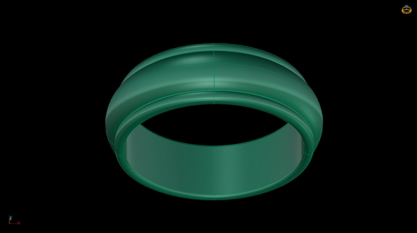 Half-Round Edge Wedding Band US SIZES Collection _79