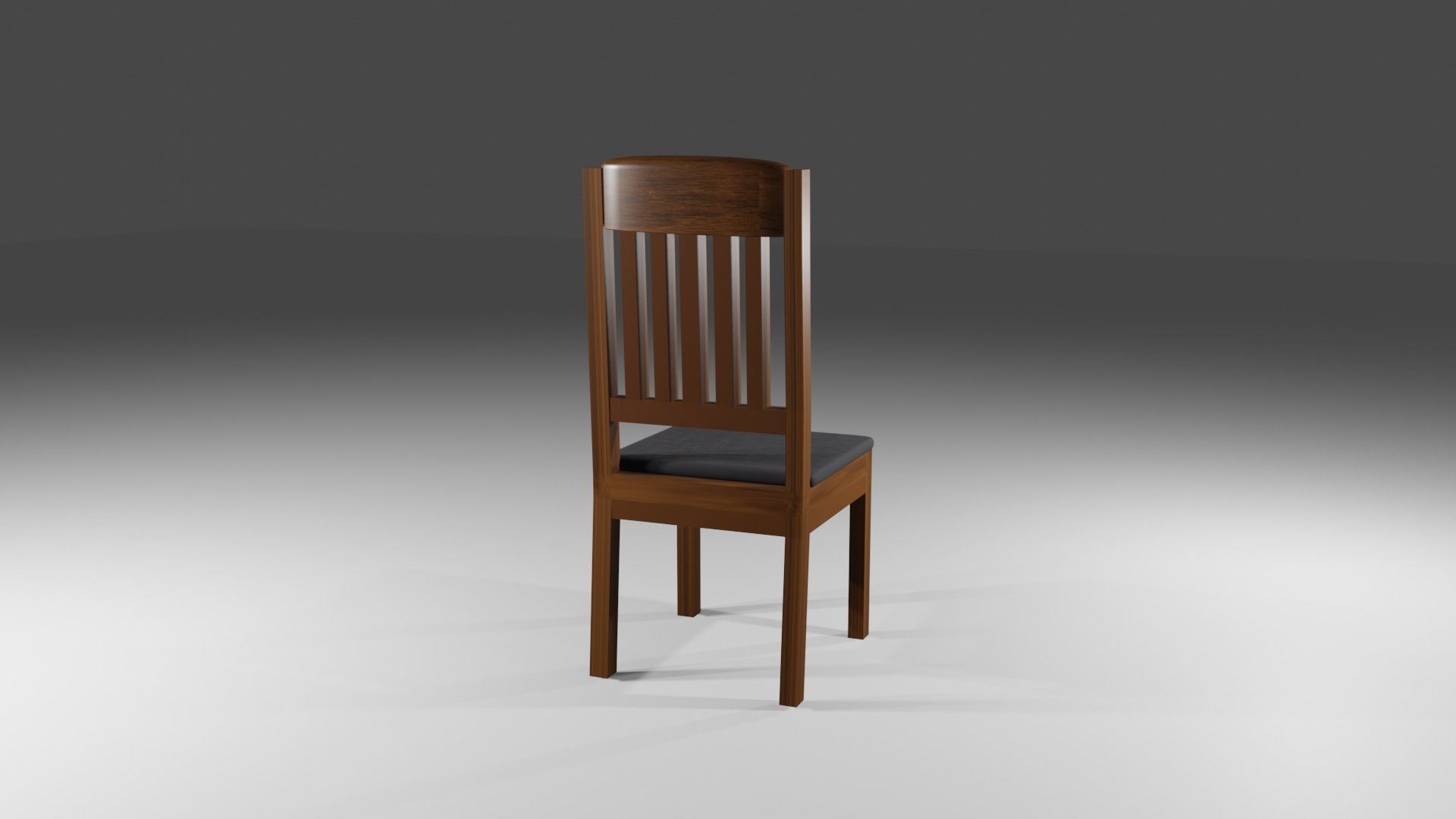 Covered table with chairs Low-poly 3D model_6