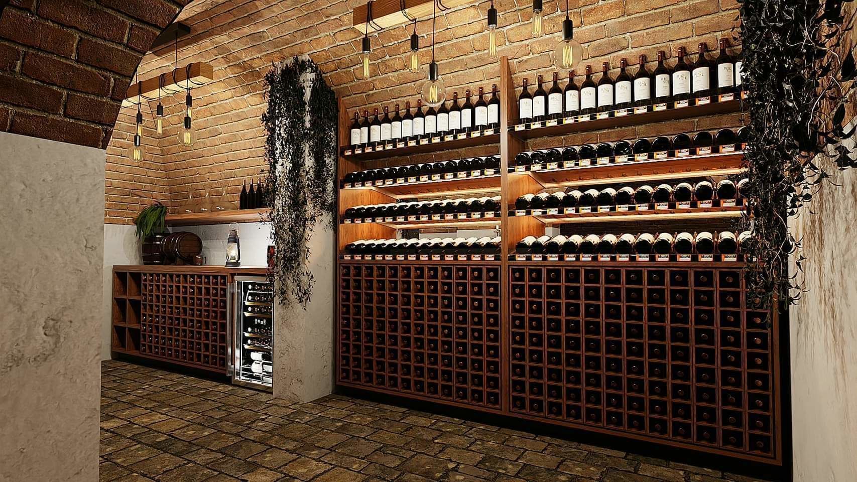 Wine cellar Austria 3D model_1