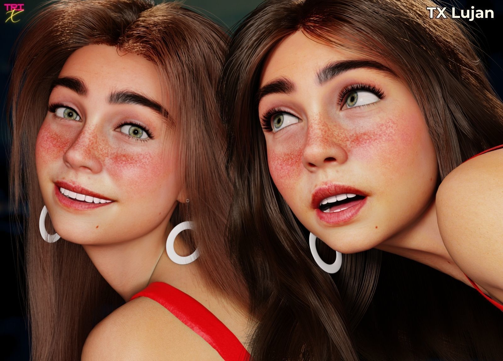 TX Lujan Premium Pack for G9 G8 G8-1 Low-poly 3D model_1