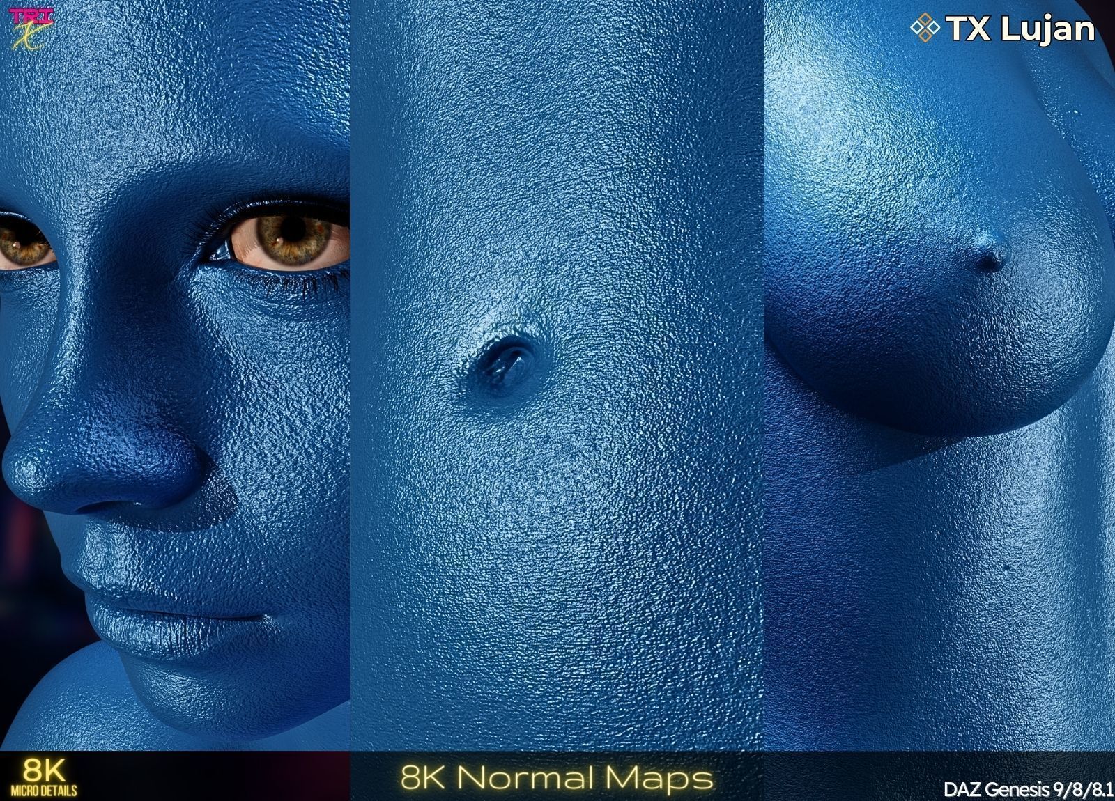 TX Lujan Premium Pack for G9 G8 G8-1 Low-poly 3D model_7